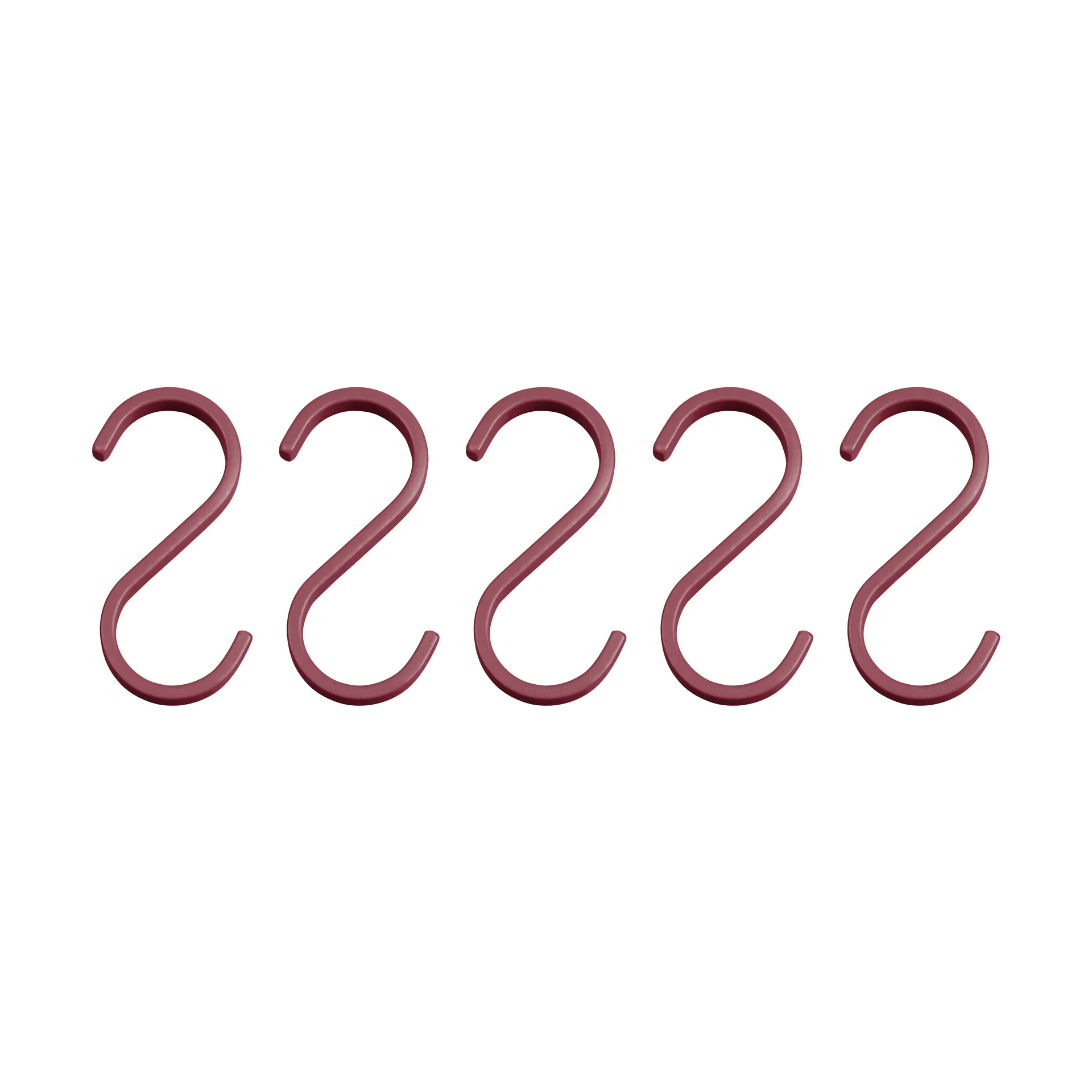 Hang-it gancho 5 unidades, Vermelho Mette Ditmer