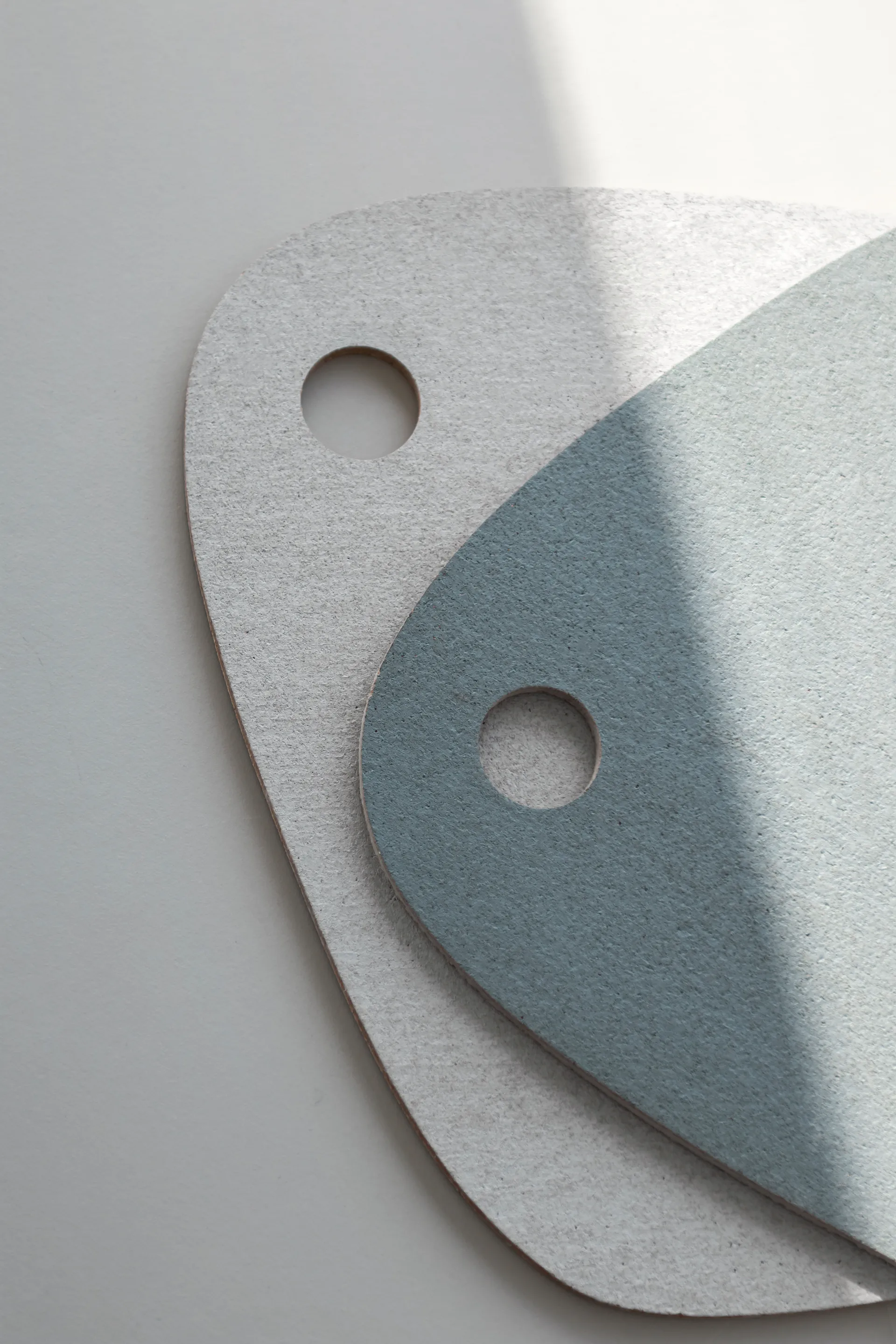 Individual reversível Twin, Ardósia azul-cinza claro Mette Ditmer