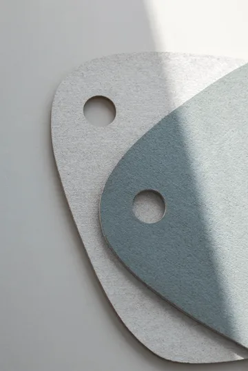 Individual reversível Twin - Ardósia azul-cinza claro - Mette Ditmer