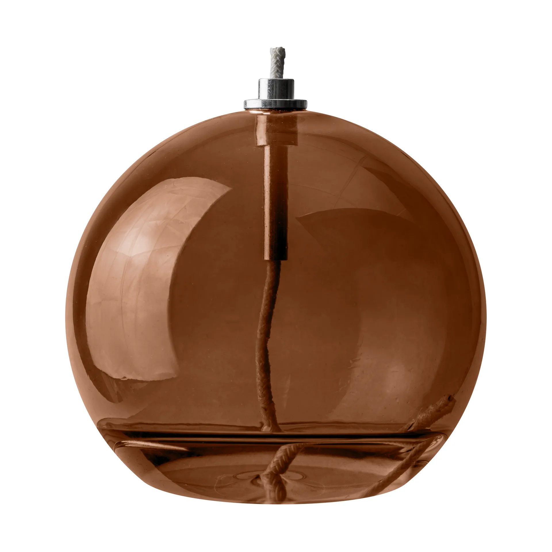 Lâmpada a óleo Aura média, Castanho Mette Ditmer