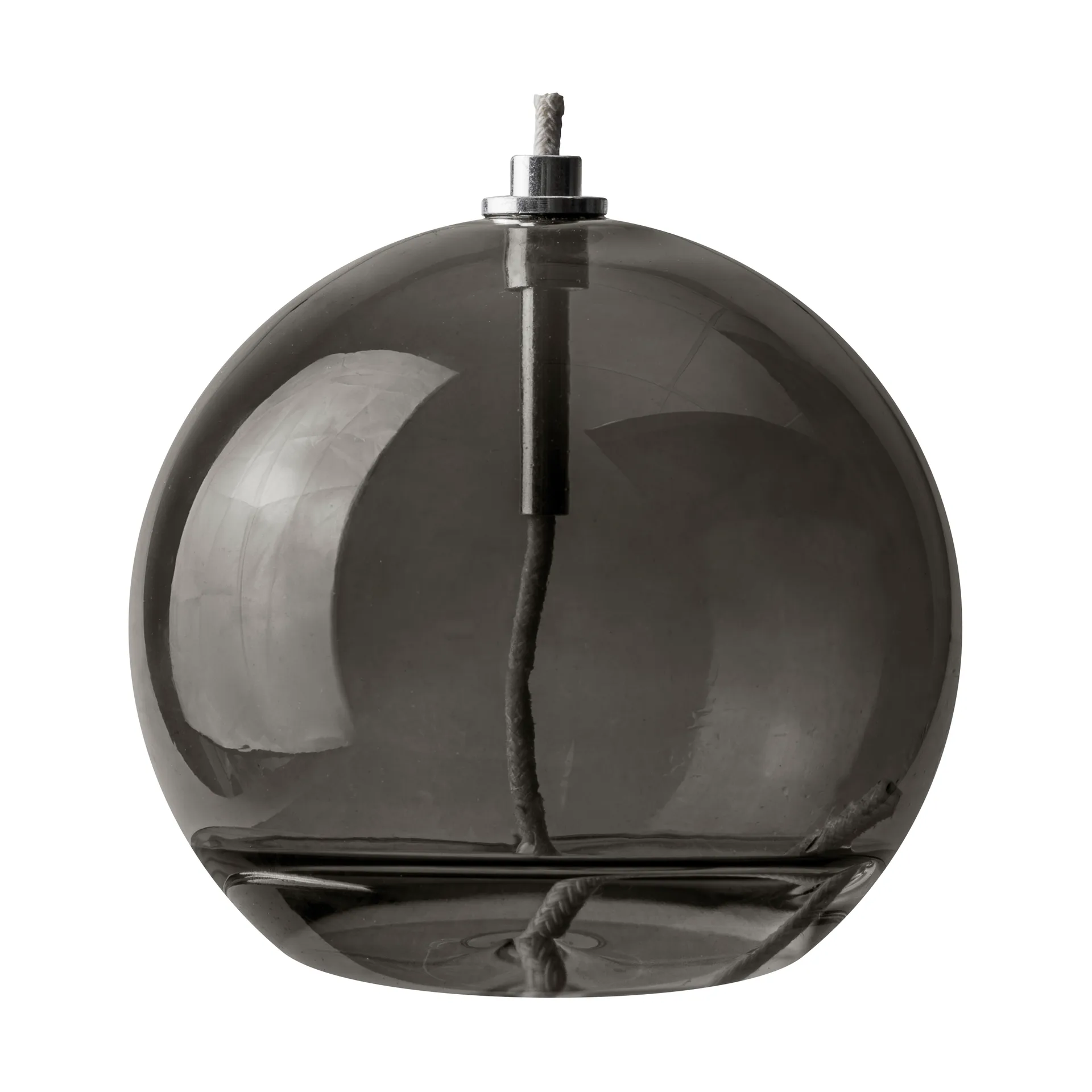 Lâmpada a óleo Aura média, Cinzento fumê Mette Ditmer