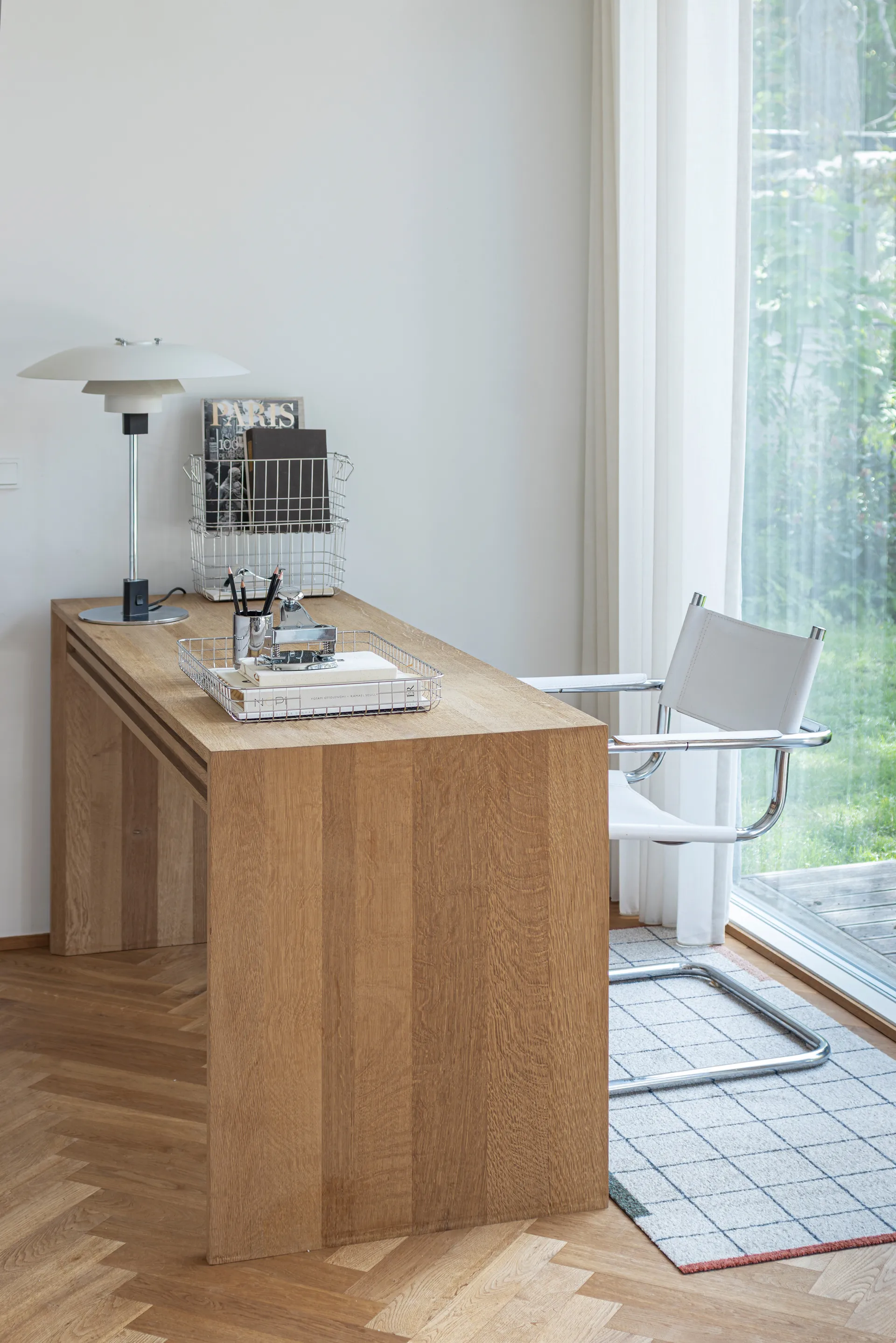 Lift tabuleiro 33,5x45,5 cm, Cromado Mette Ditmer