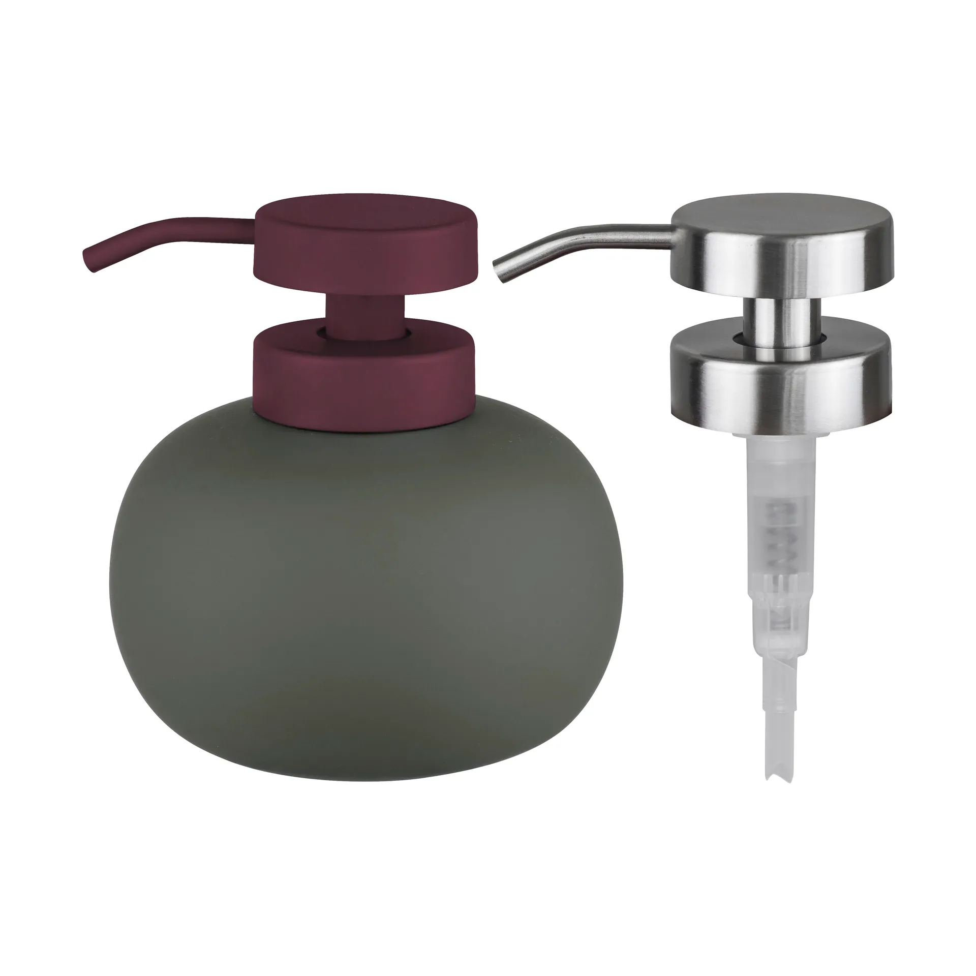 Lotus play bomba de sabão baixa, incluindo 2 bicos de pulverização, Oliva escuro Mette Ditmer