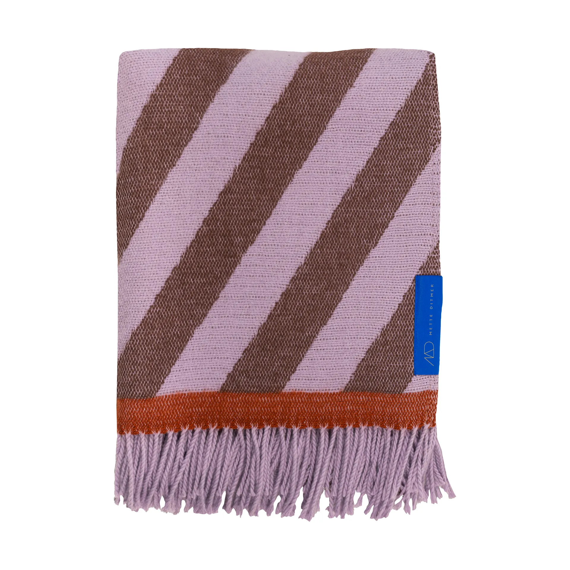 Manta Retro 125x170 cm, Brown Mette Ditmer
