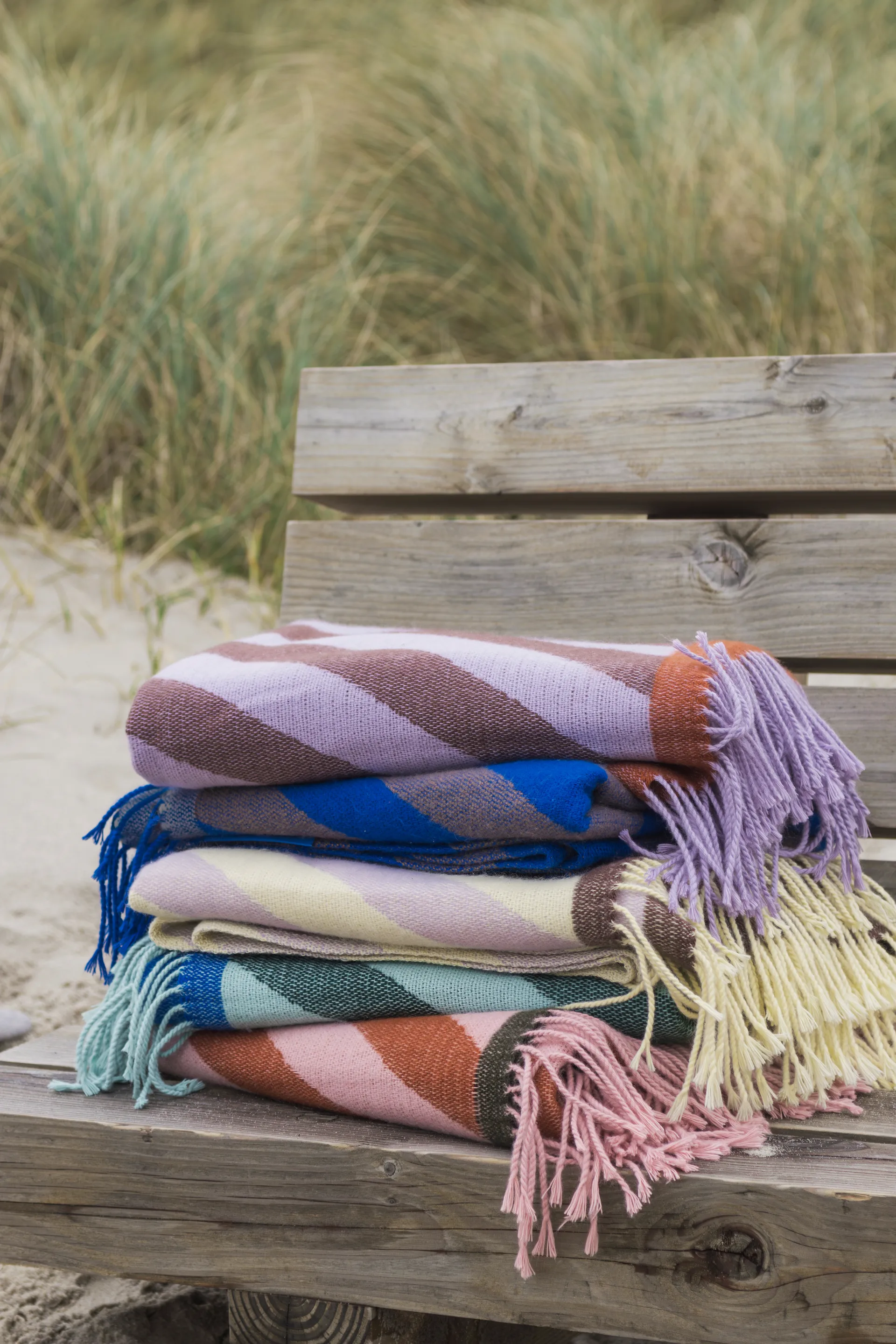 Manta Retro 125x170 cm, Brown Mette Ditmer