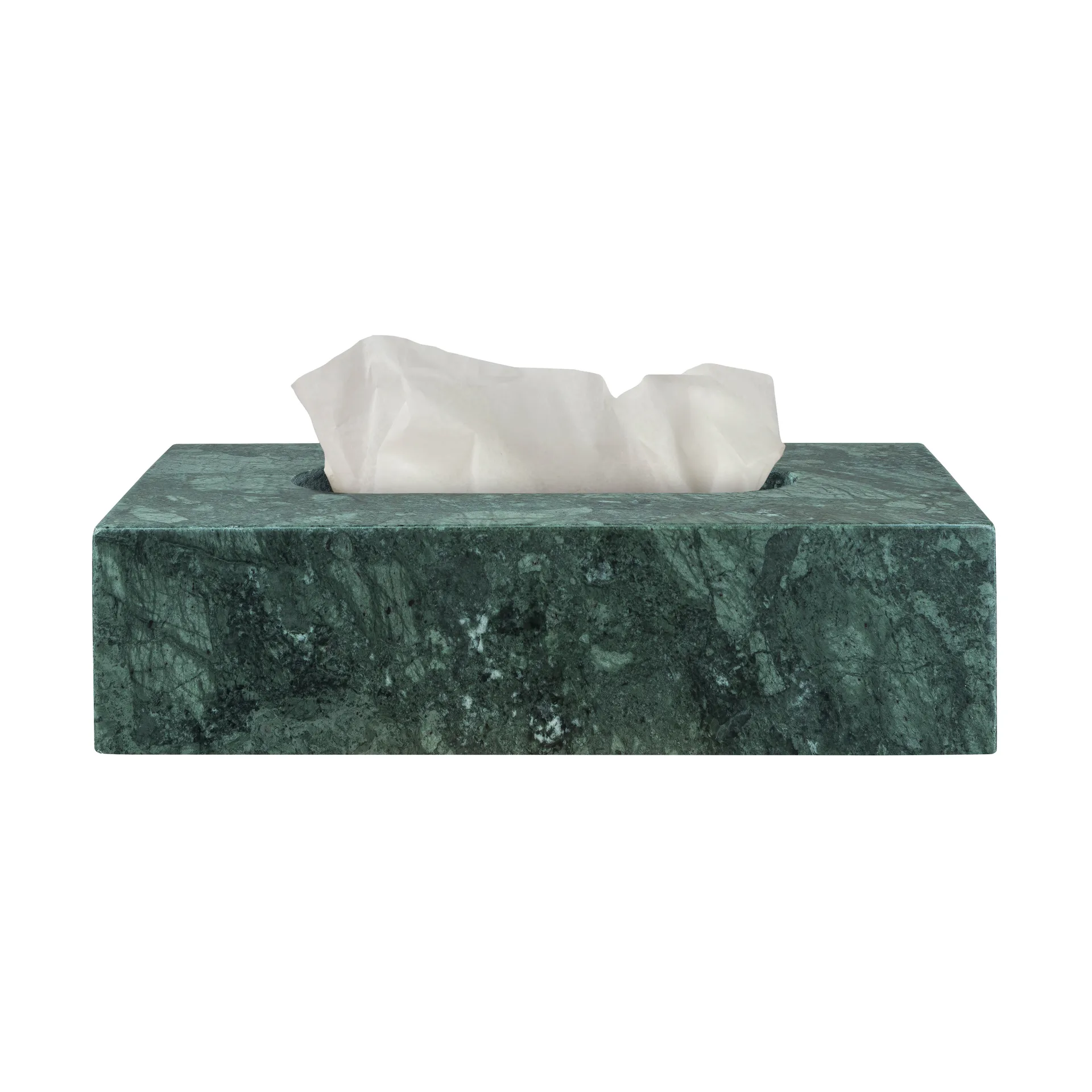 Marble caixa de lenços de papel 14x25,5 cm, Floresta escura Mette Ditmer
