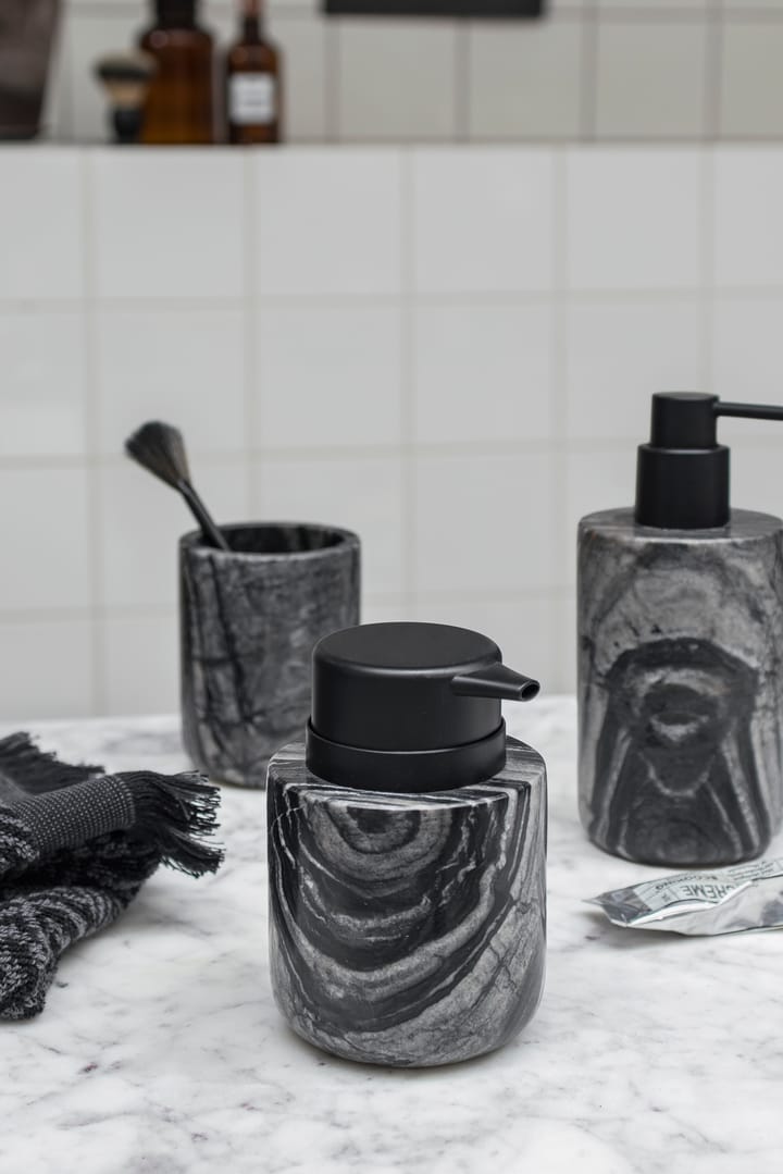 Marble doseador de sabonete 12,5 cm, preto-cinzento Mette Ditmer