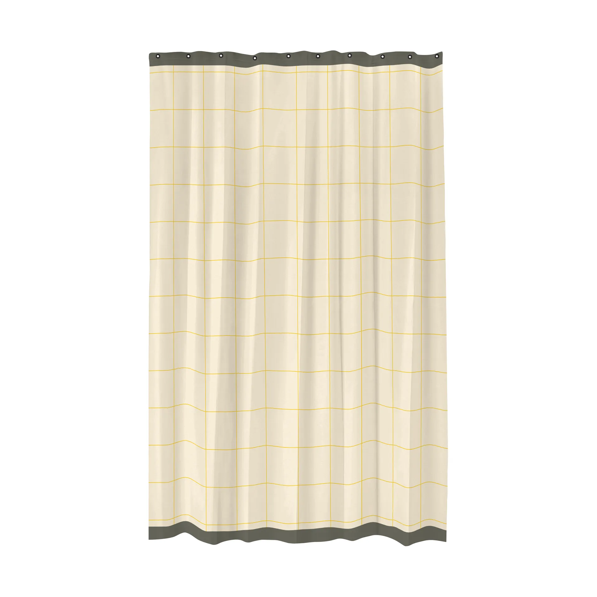 Mesh cortina de duche 150x200 cm, Amarelo Mette Ditmer