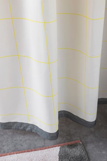Mesh cortina de duche 150x200 cm - Amarelo - Mette Ditmer