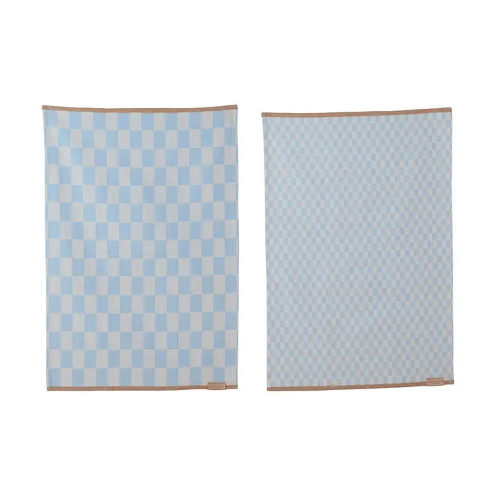 Mini-Max pano de cozinha, pack de 2 - Blue (azul), 50x70 cm - Mette Ditmer