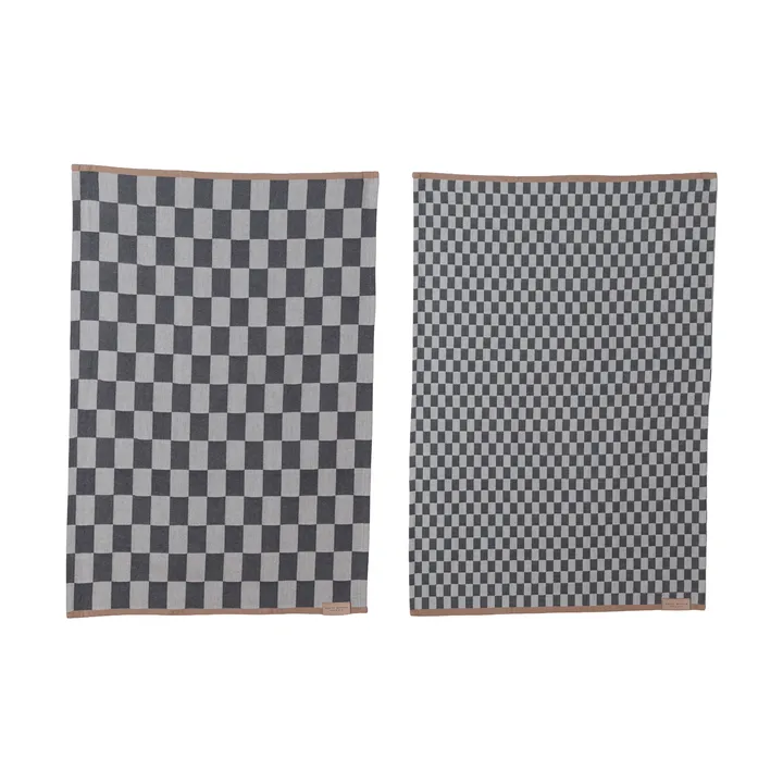 Mini-Max pano de cozinha, pack de 2 - Gray (cinzento), 50x70 cm - Mette Ditmer