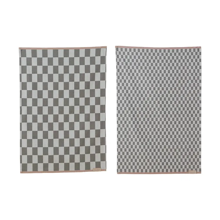 Mini-Max pano de cozinha, pack de 2 - Gray (cinzento), 50x70 cm - Mette Ditmer