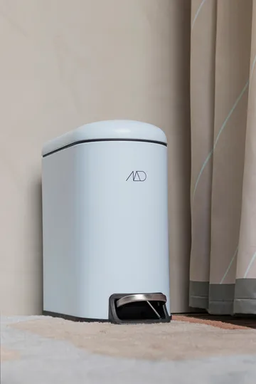 Mini-Walther caixote do lixo com pedal 5 L - Azul claro - Mette Ditmer