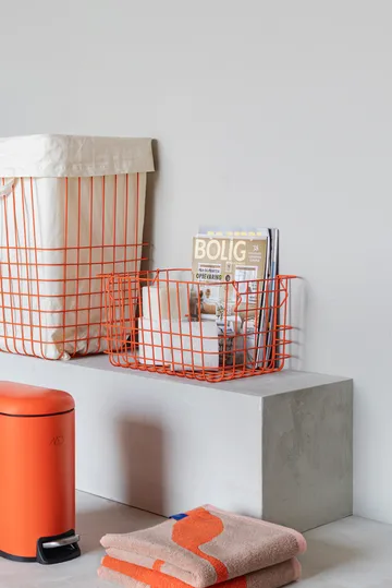 Mini-Walther caixote do lixo com pedal 5 L - Laranja - Mette Ditmer