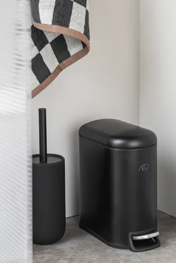 Mini-Walther caixote do lixo com pedal 5 L - Preto - Mette Ditmer