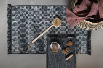 Morocco tapete para casa de banho 50x80 cm - Preto-cinza - Mette Ditmer
