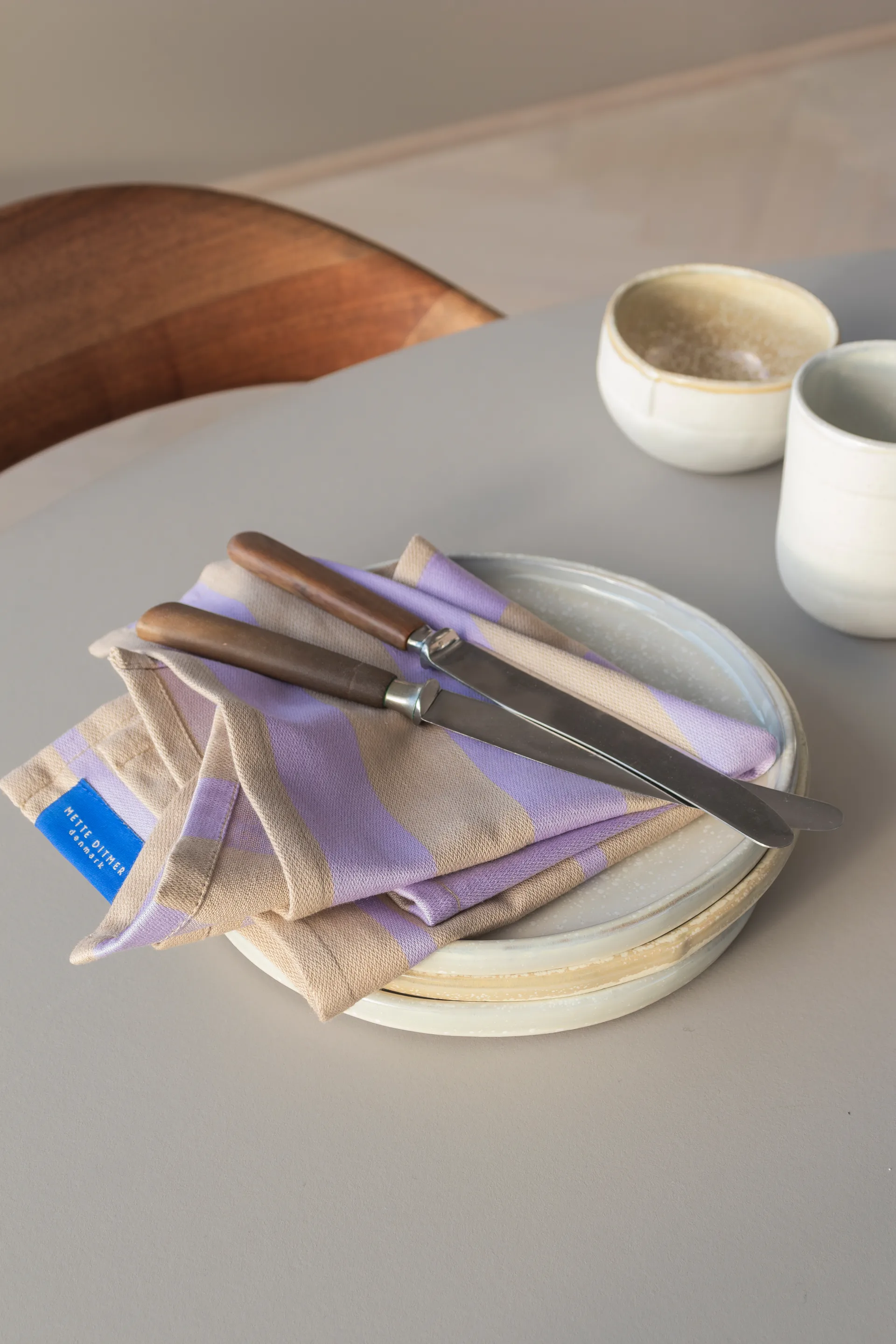 Pano de louça Stripes 33x33 cm 2 un., Sand Mette Ditmer