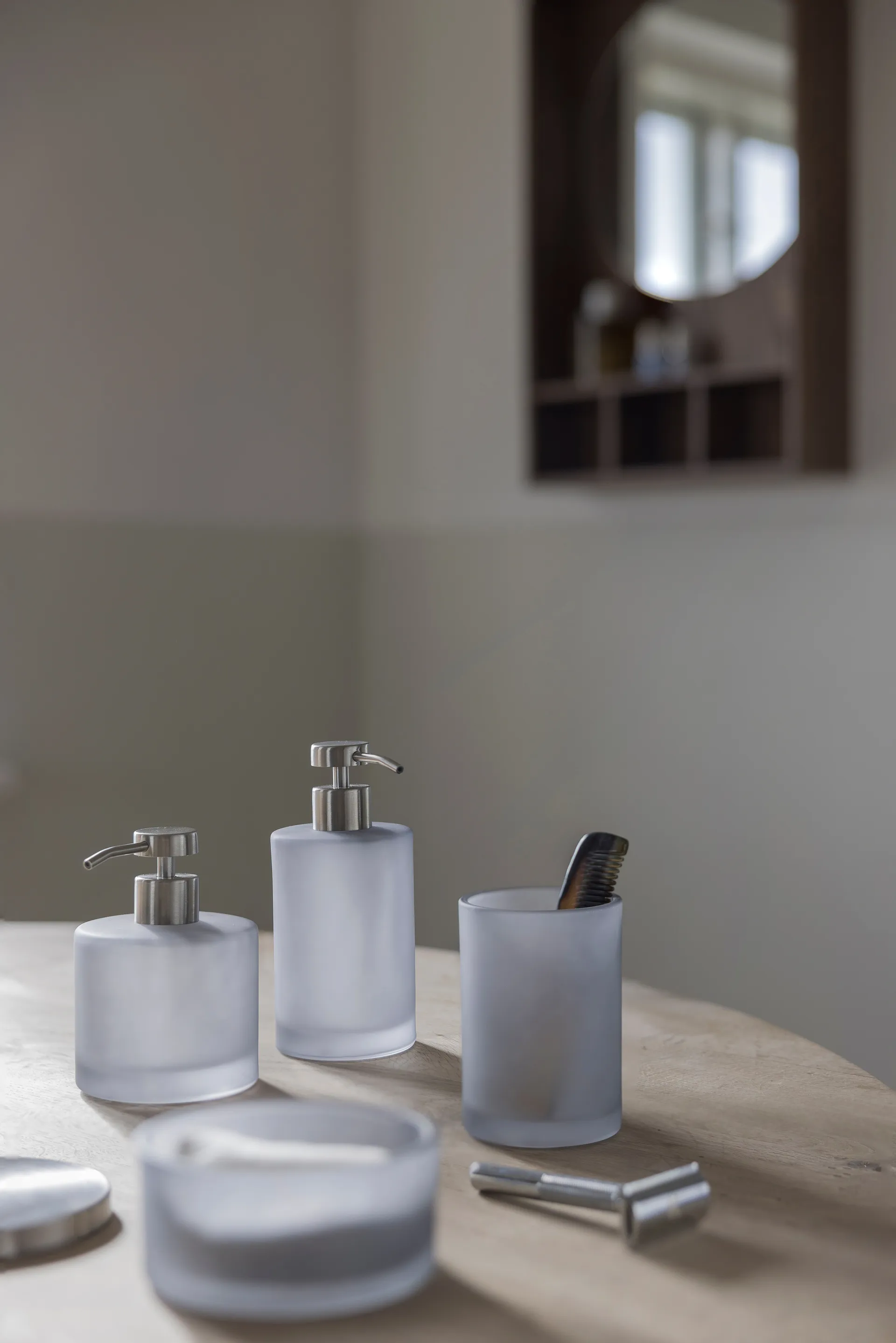 Porta-escovas de dentes Modest 10 cm, Azul pomba Mette Ditmer