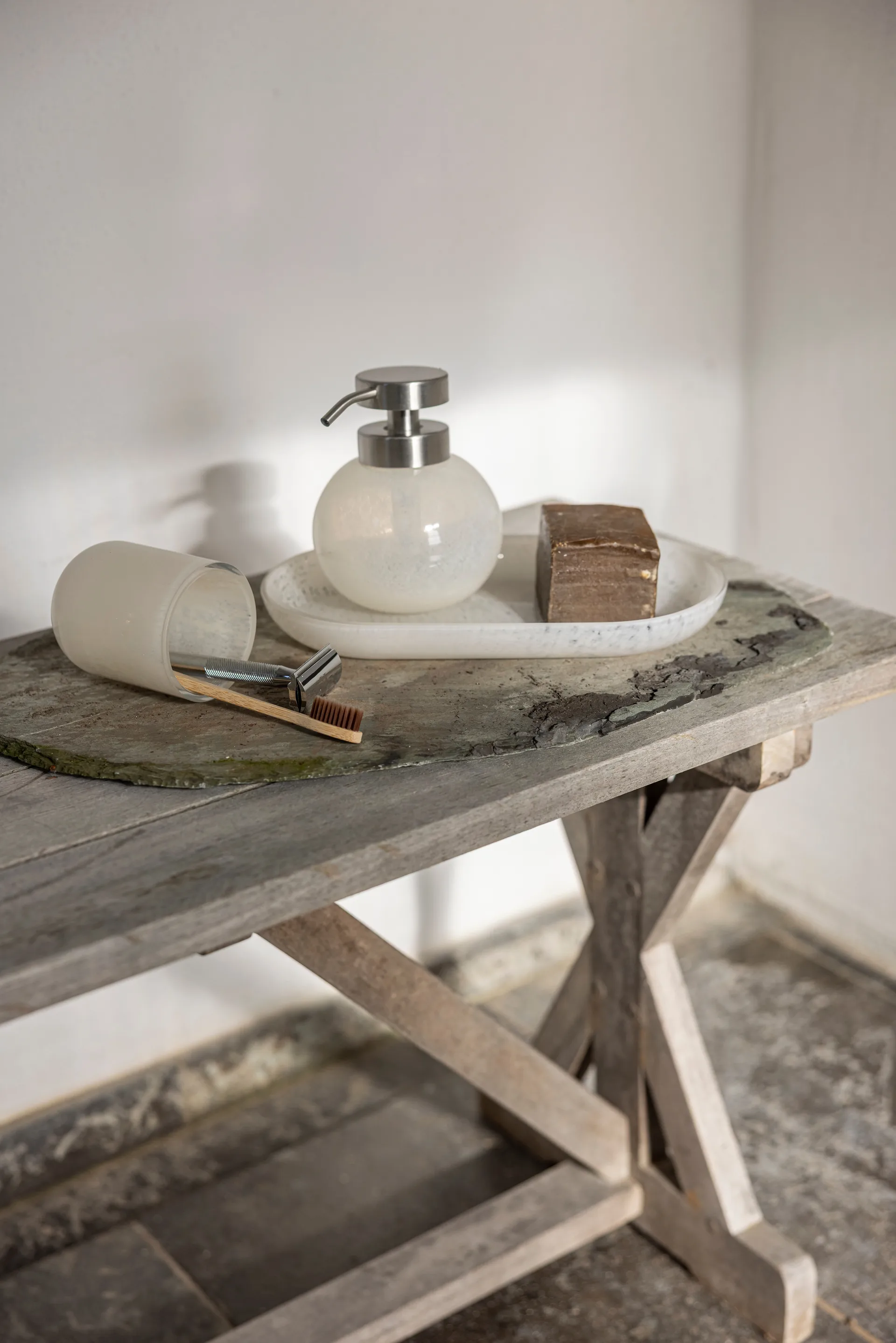 Porta-escovas de dentes Opal, Linho Mette Ditmer