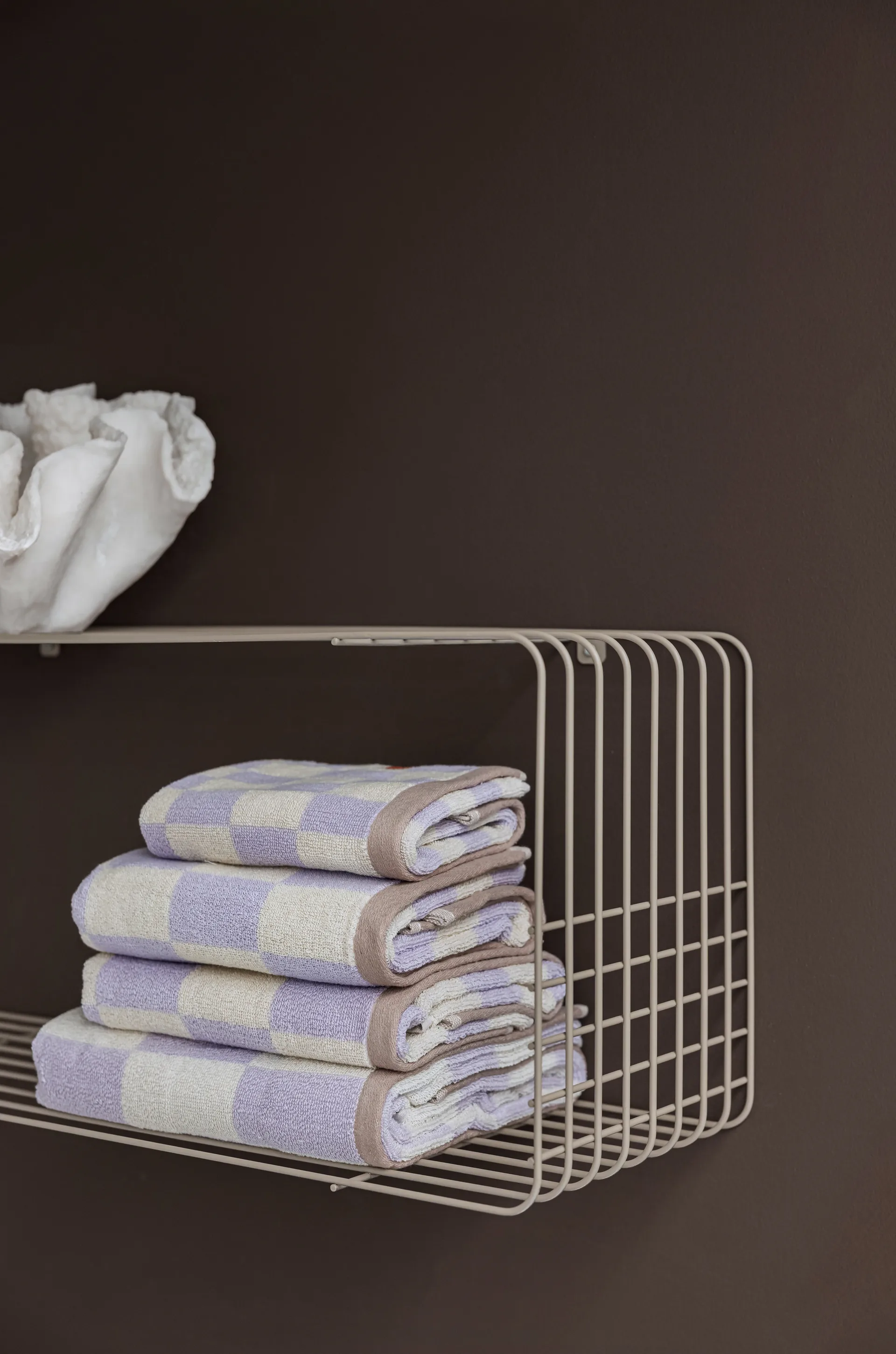 Prateleira Wire, Areia, 31x70x26 cm Mette Ditmer