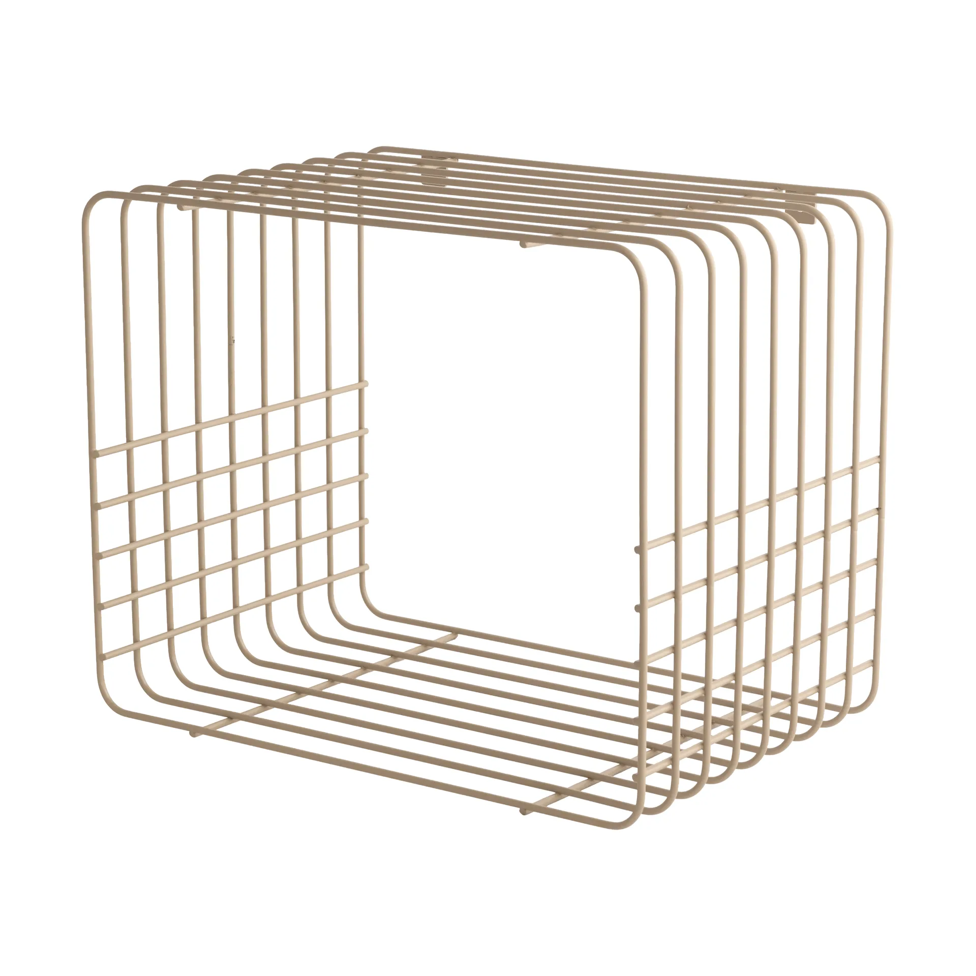Prateleira Wire, Curto, beige, 26x38x30,5 cm Mette Ditmer