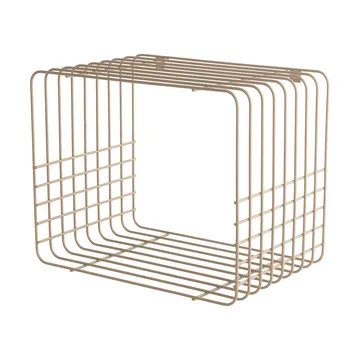 Prateleira Wire - Curto, beige, 26x38x30,5 cm - Mette Ditmer
