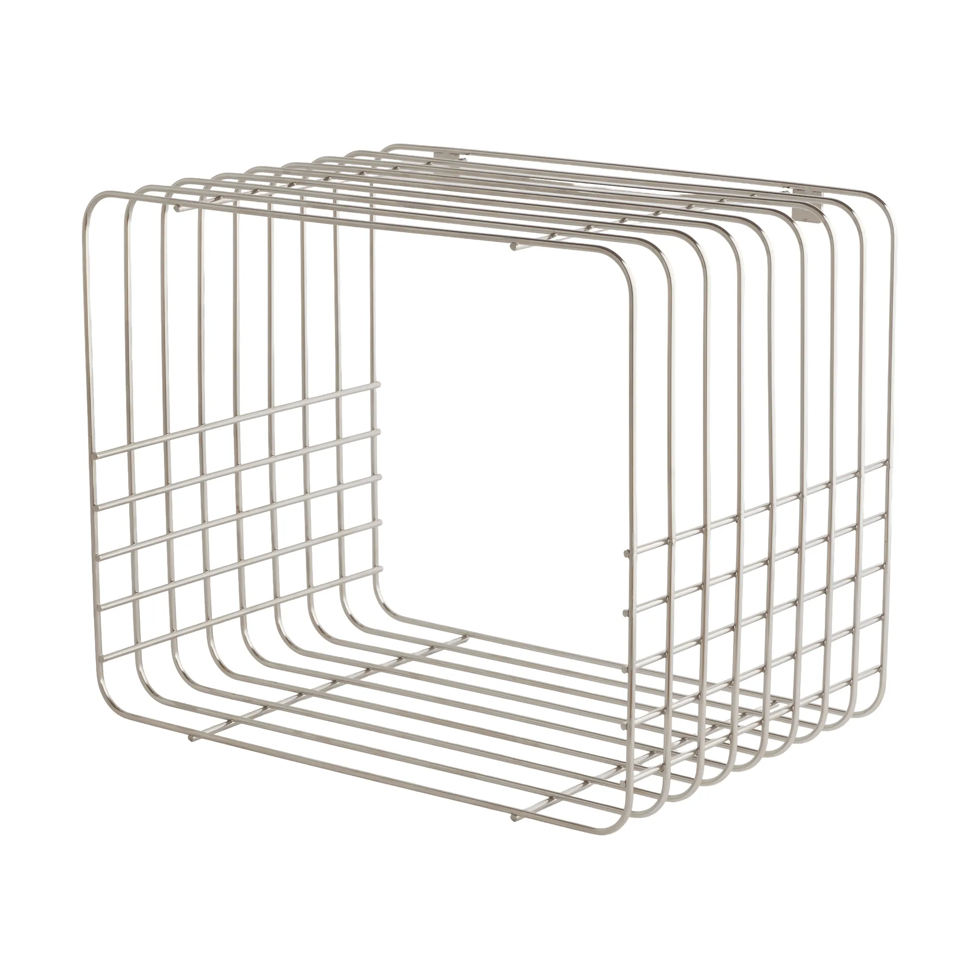Prateleira Wire, Short, cromado, 26x38x30,5 cm Mette Ditmer