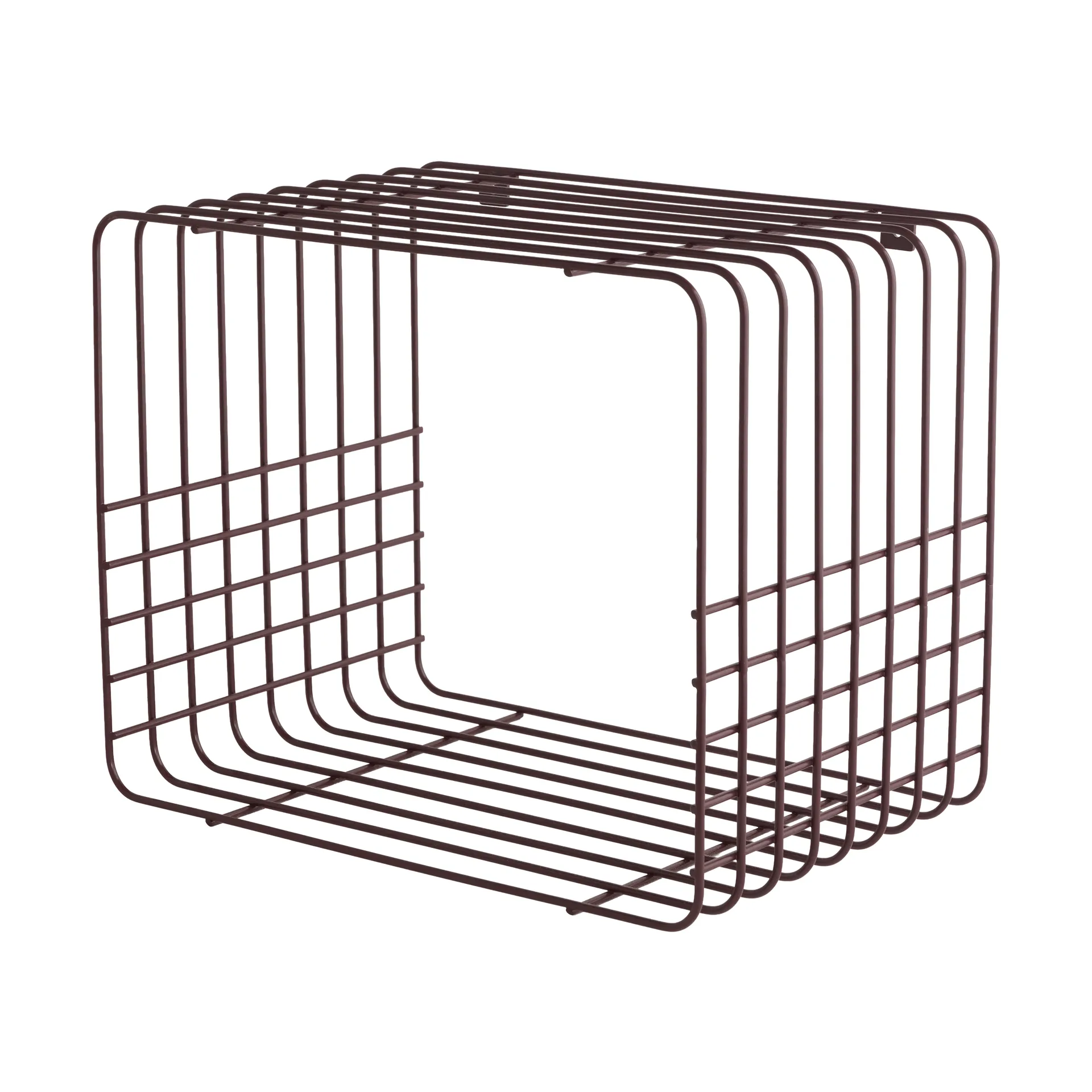 Prateleira Wire, Short, vermelho, 26x38x30,5 cm Mette Ditmer
