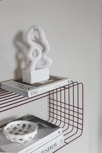 Prateleira Wire - Vinho, 31x70x26 cm - Mette Ditmer