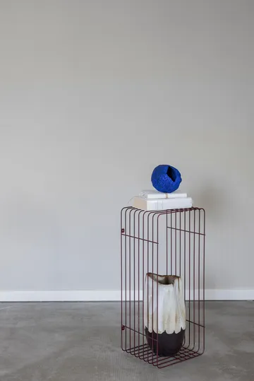 Prateleira Wire - Vinho, 31x70x26 cm - Mette Ditmer