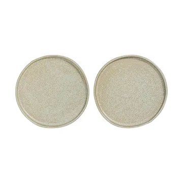Prato Sand Grain Ø20 cm 2-unidades - Palha - Mette Ditmer