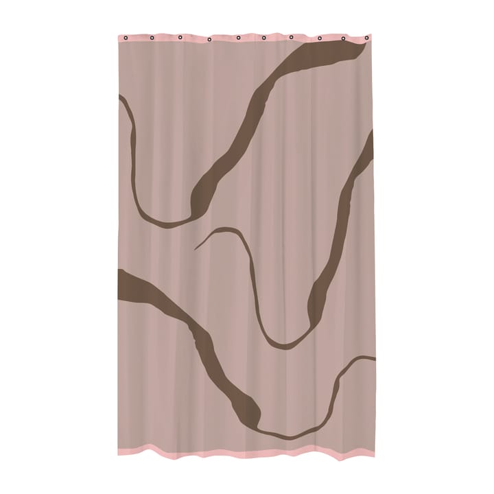 Process cortina de chuveiro 150x200 cm - Castanho - Mette Ditmer