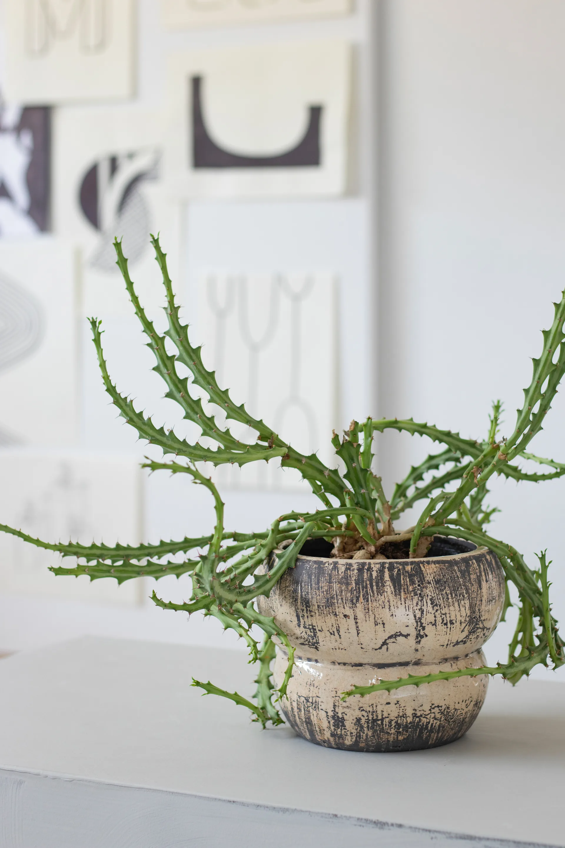 Raw pote de flores Ø17 cm, Off-white Mette Ditmer