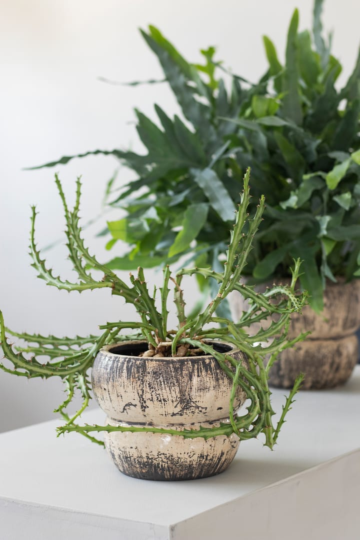 Raw pote de flores Ø17 cm, Off-white Mette Ditmer