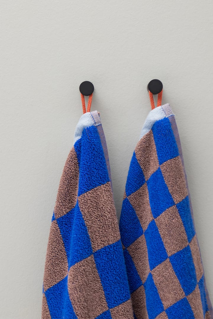 Retro toalha 50x90 cm, Cobalt Mette Ditmer