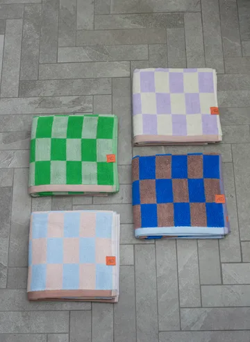 Retro toalha - Classic green, 50x90 cm - Mette Ditmer