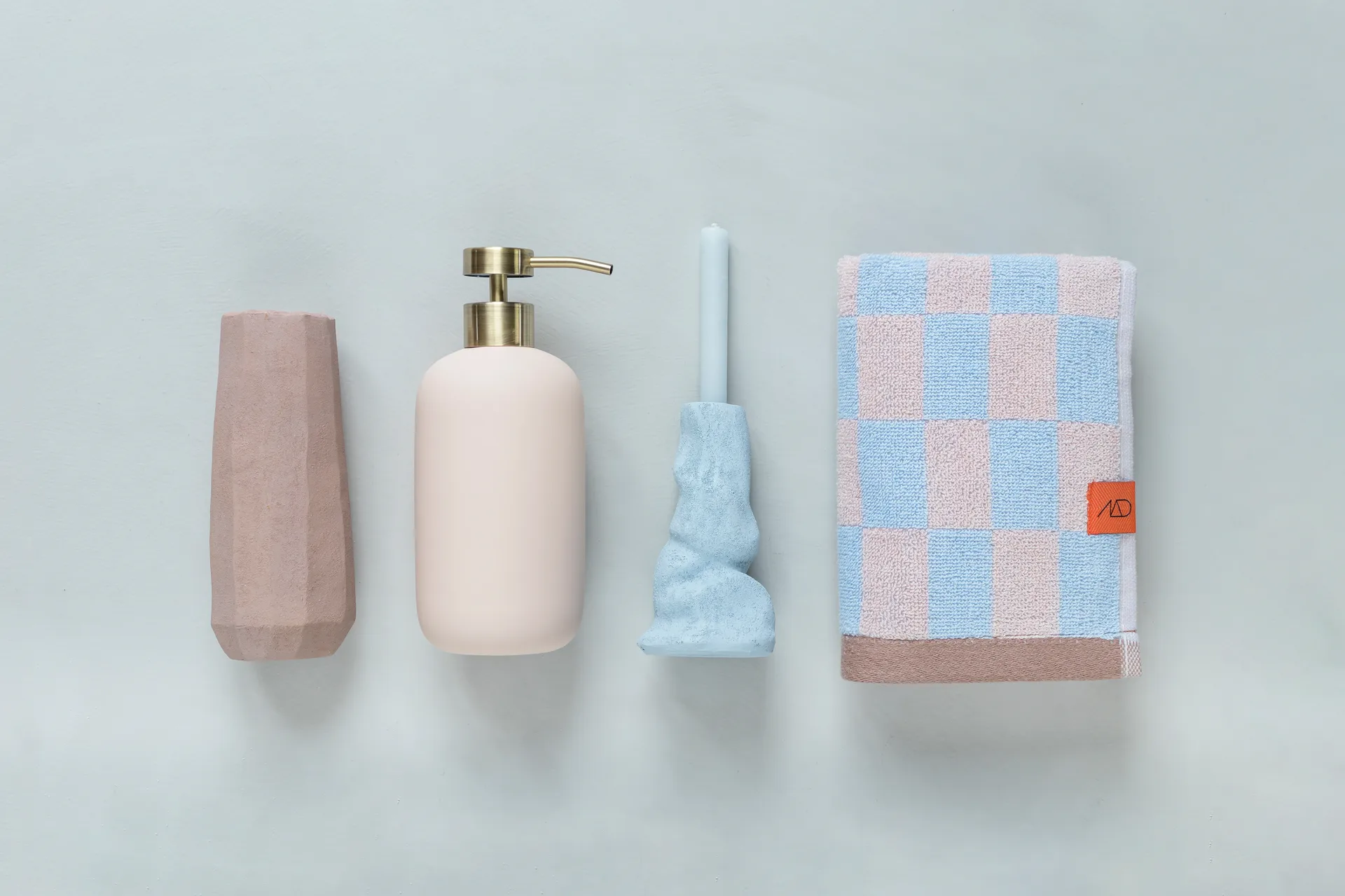 Retro toalha, Light blue, 40x55 cm, 2 un Mette Ditmer