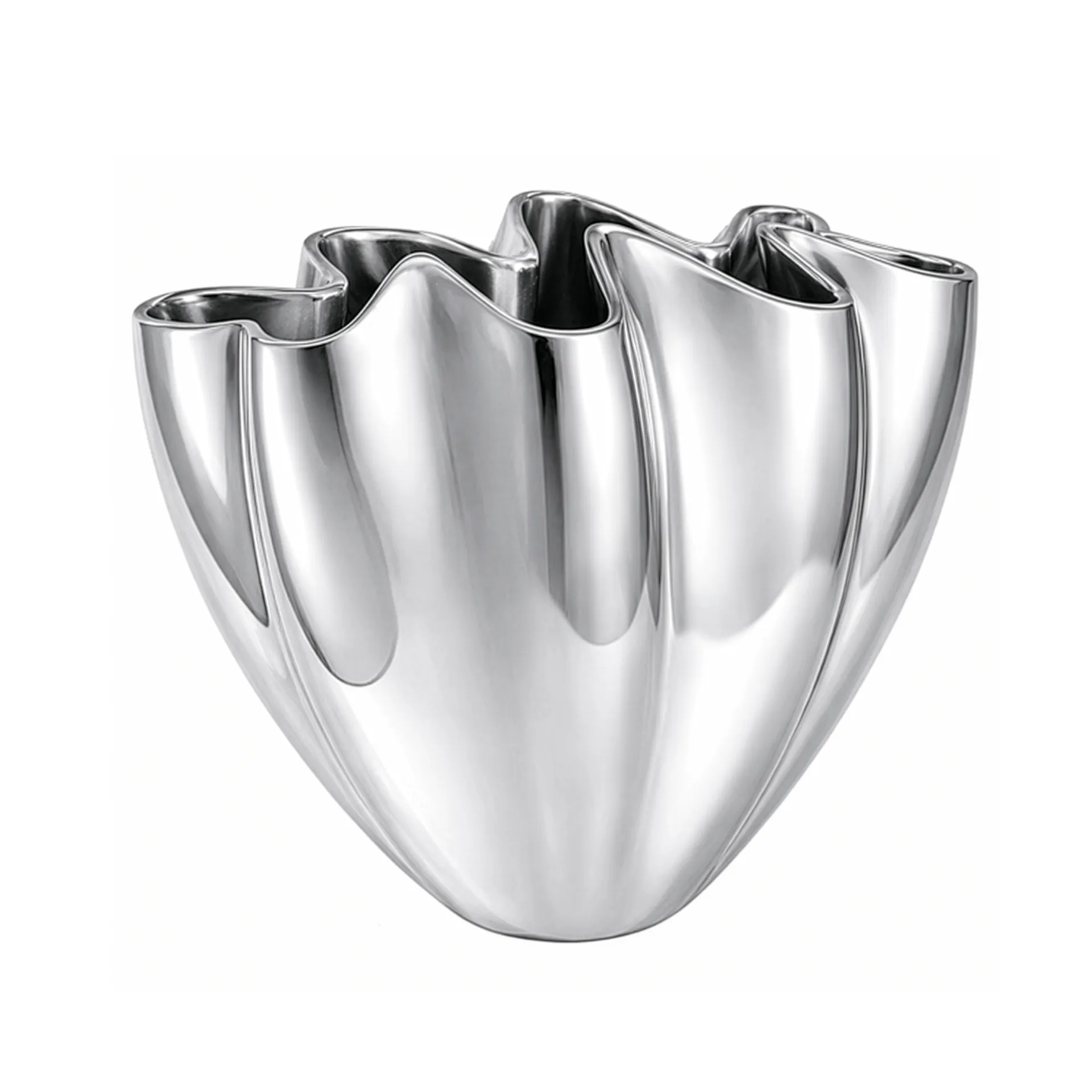 Shell vaso, Grande, 30 cm, Chrome Mette Ditmer
