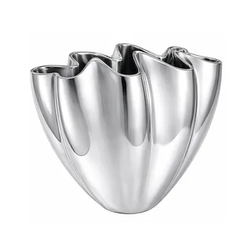 Shell vaso - Grande, 30 cm, Chrome - Mette Ditmer