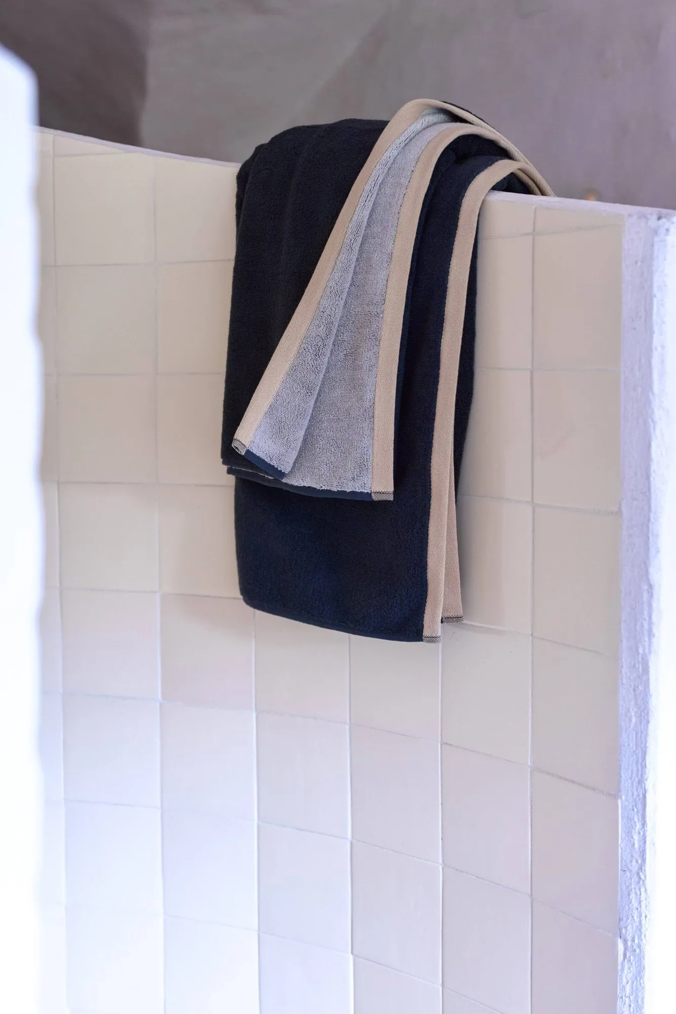 Soft toalha 50x90 cm, Gray (cinzento), 50x90 cm Mette Ditmer