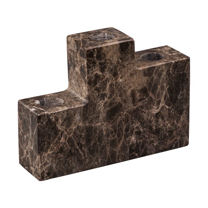 Step suporte para 3 velas - Castanho - Mette Ditmer