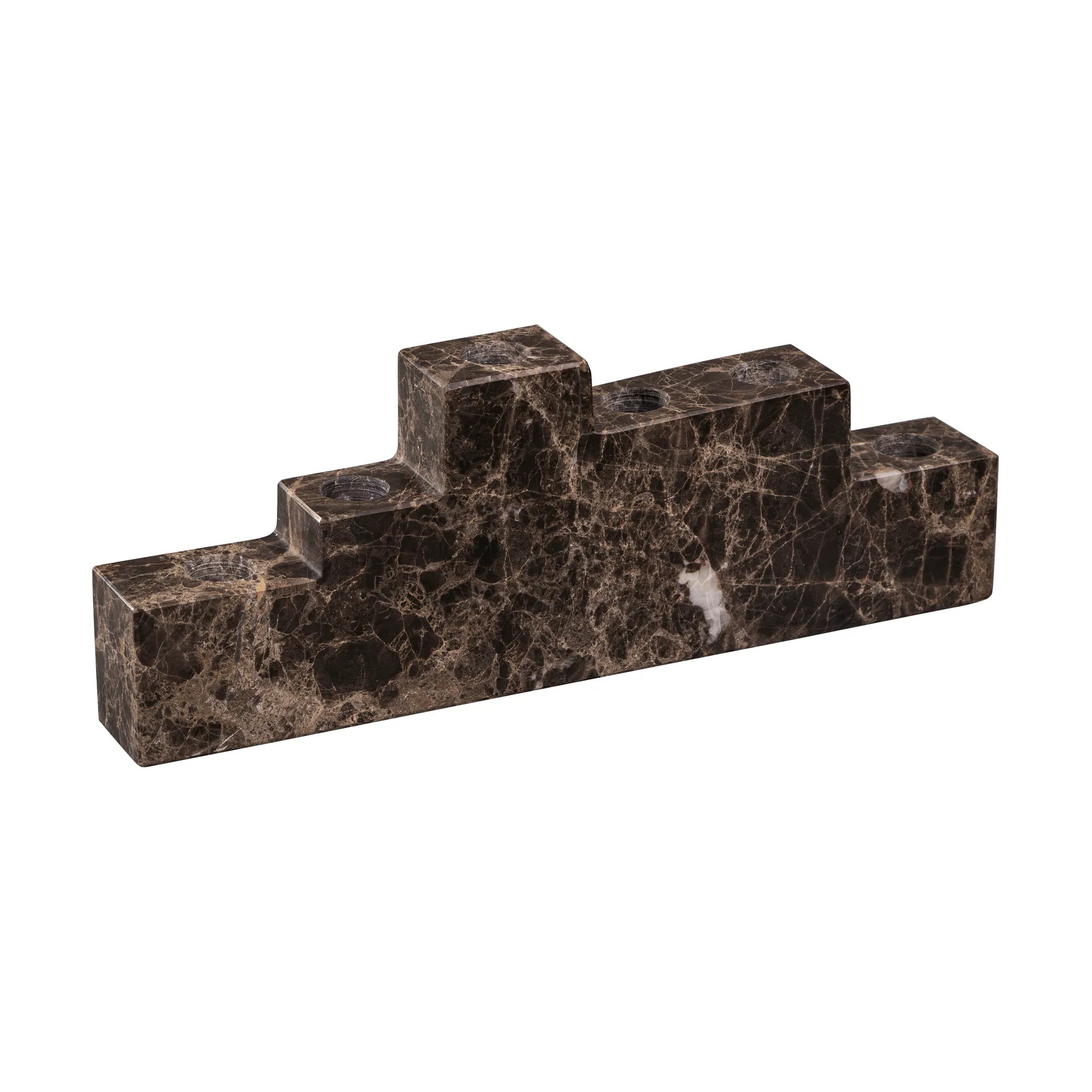 Step suporte para 6 velas, Castanho Mette Ditmer