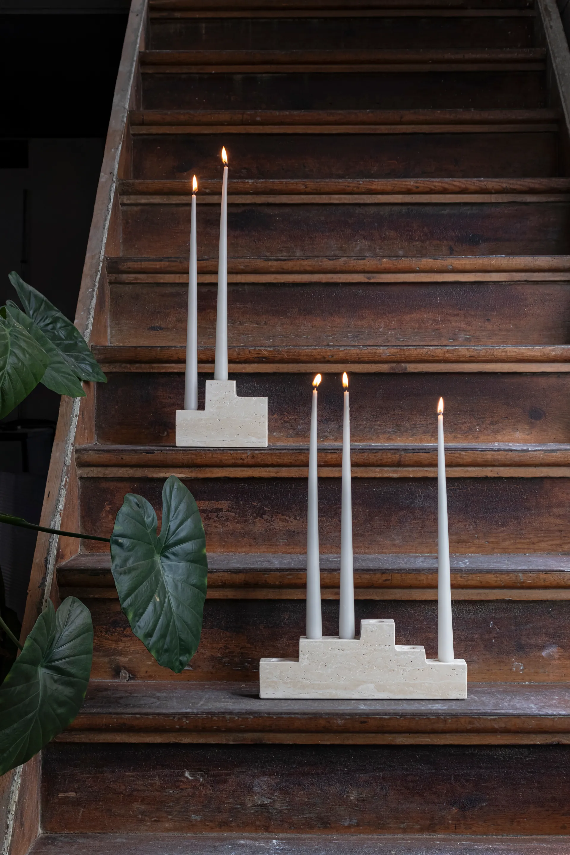 Step suporte para 6 velas, Linho Mette Ditmer