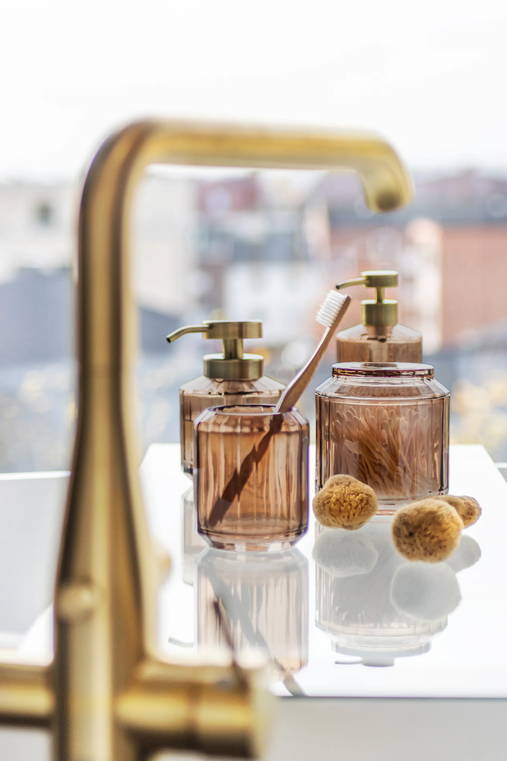 Suporte de escova de dentes Vision, Latte Mette Ditmer