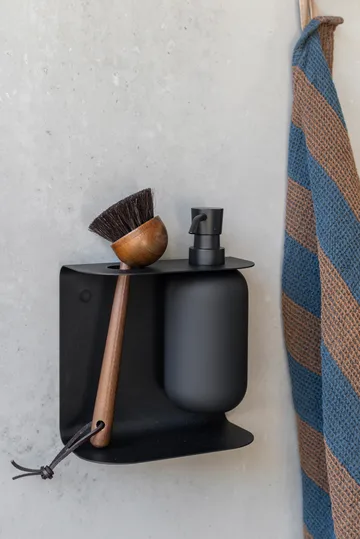 Suporte suspenso de parede duplo Carry  - Preto - Mette Ditmer