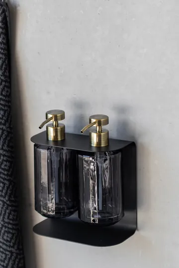 Suporte suspenso de parede duplo Carry  - Preto - Mette Ditmer