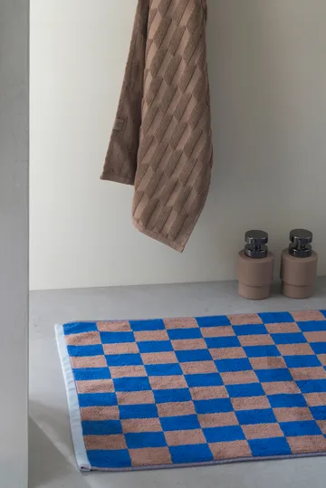 Tapete de casa de banho Retro 50x80 cm - Cobalto - Mette Ditmer