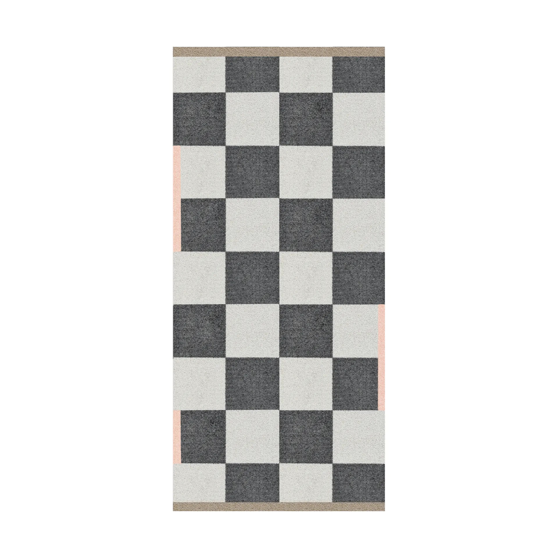 Tapete Square all-round, Dark grey, 70x150 cm Mette Ditmer