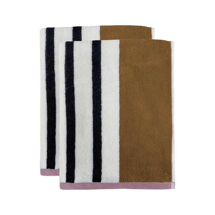 Toalha Boudoir 40x60 cm 2 un., Tobacco Mette Ditmer