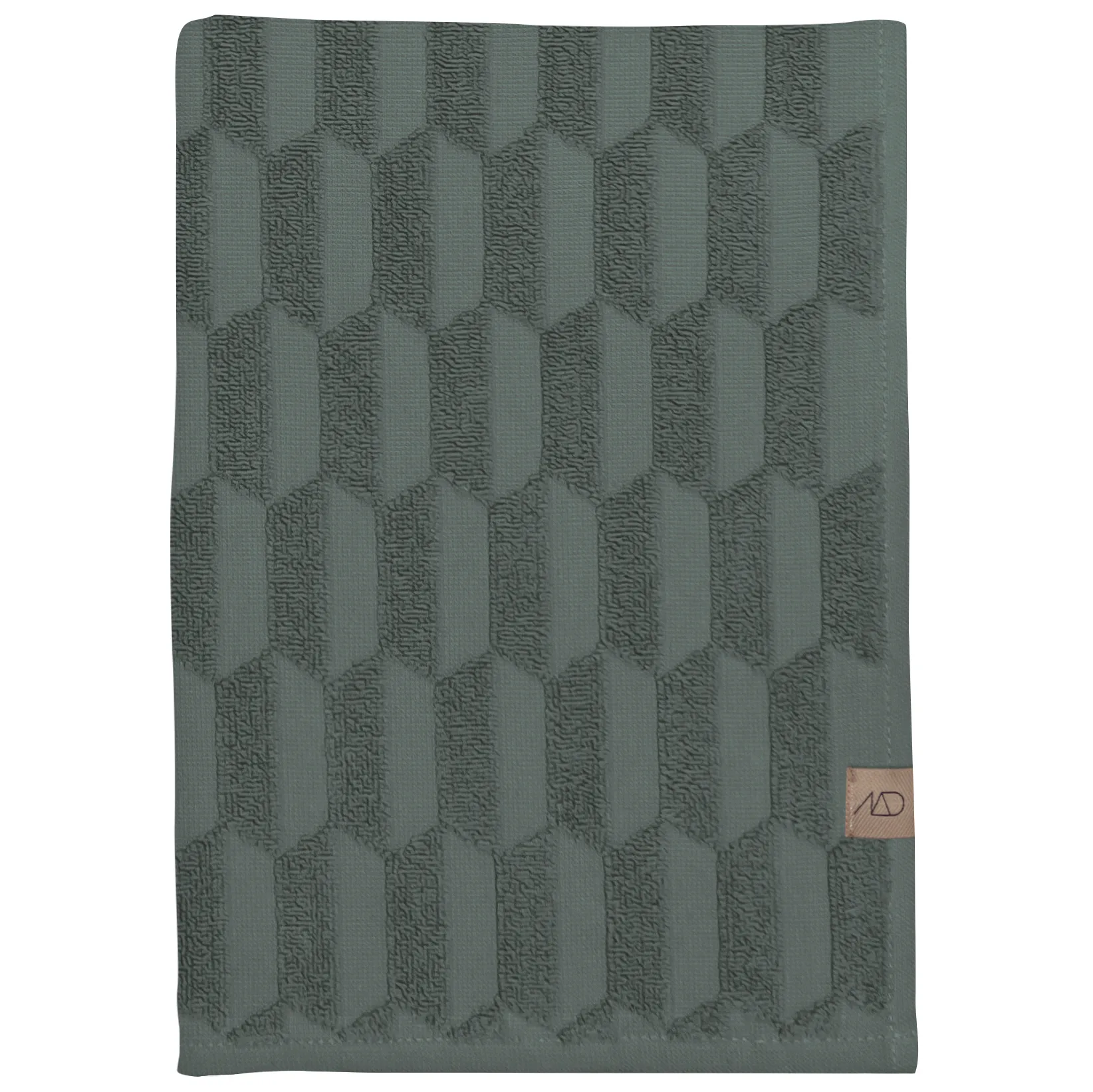 Toalha de banho Geo 70x133 cm, pine green Mette Ditmer